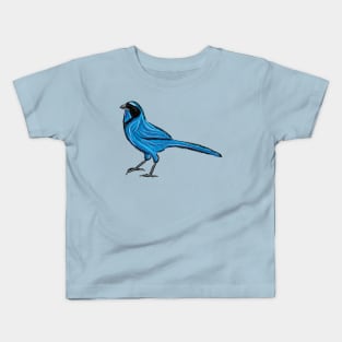 Artwork showing a Turquoise Jay I Kids T-Shirt